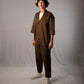 WORK SUIT W.SHIRT // BROWN