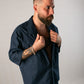 WORK SUIT SHIRT // NAVY